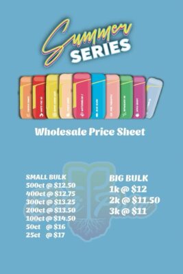 cali pure 2g disposable summer series