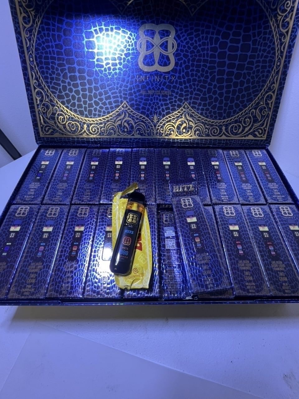 blue hitz infinity 2g disposable