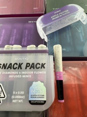 boutiq snack pack pre rolls