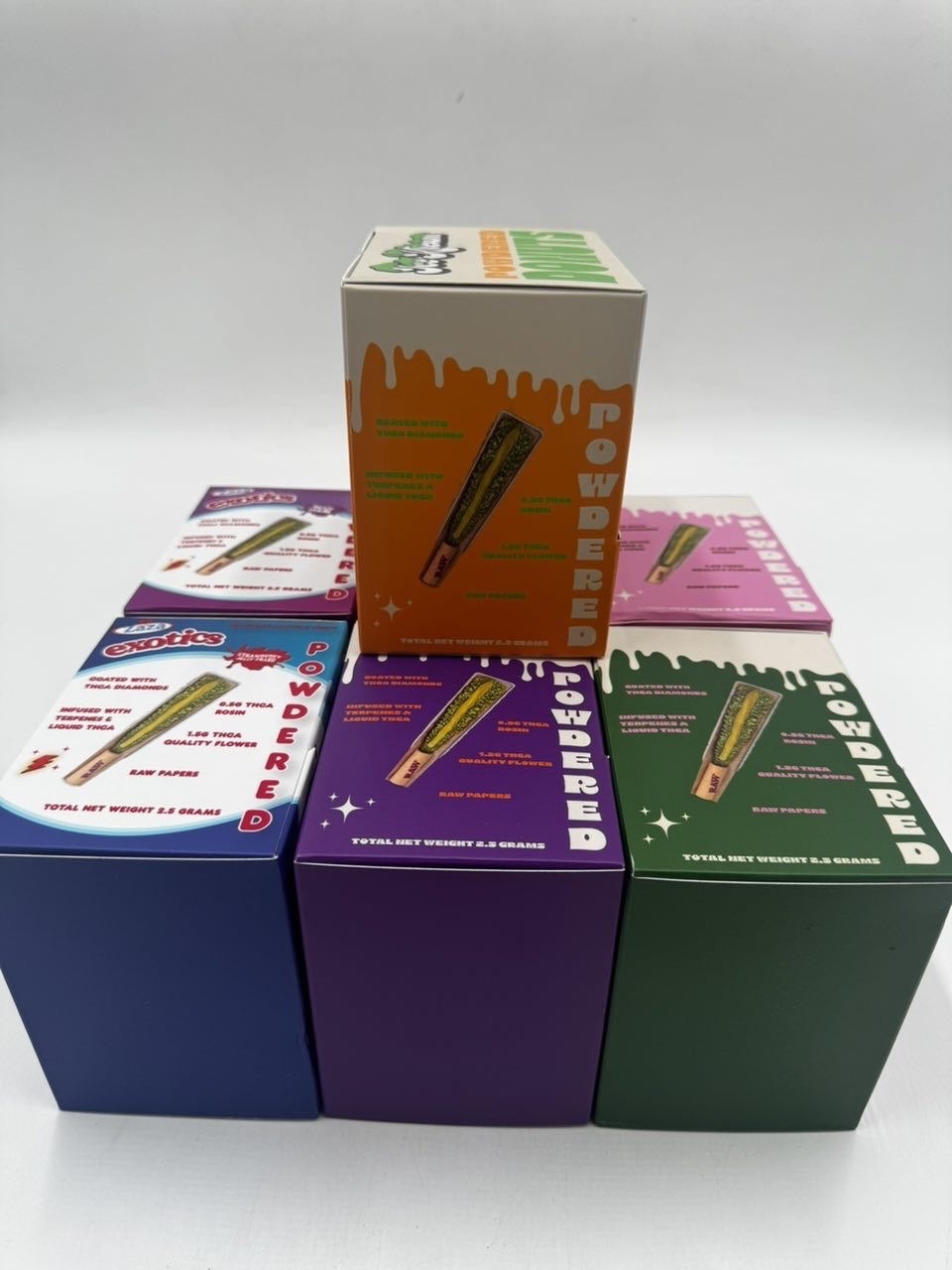 ice kream powdered donuts