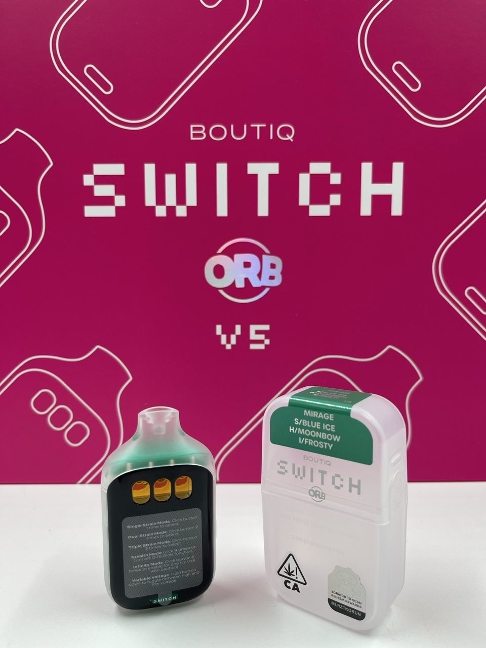 BUY BOUTIQ SWITCH ORB V5 2G DISPOSABLE Cloud Chasers Smoke
