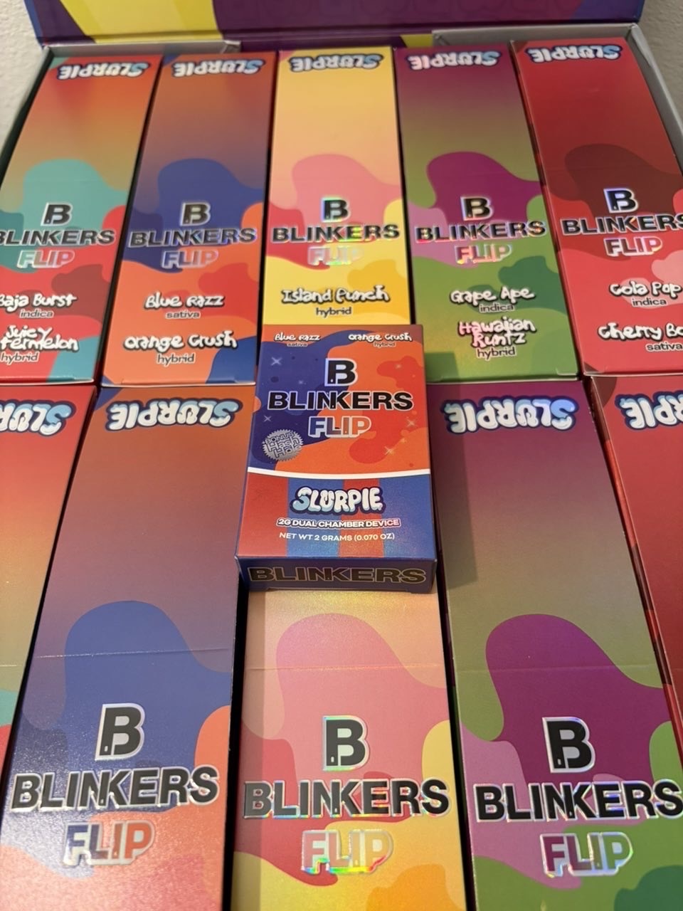 blinkers flip slurpie